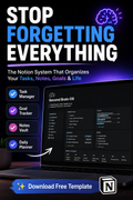 Notion Second Brain for Content Creators